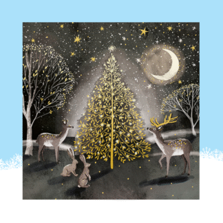 Beautiful Golden Tree cards