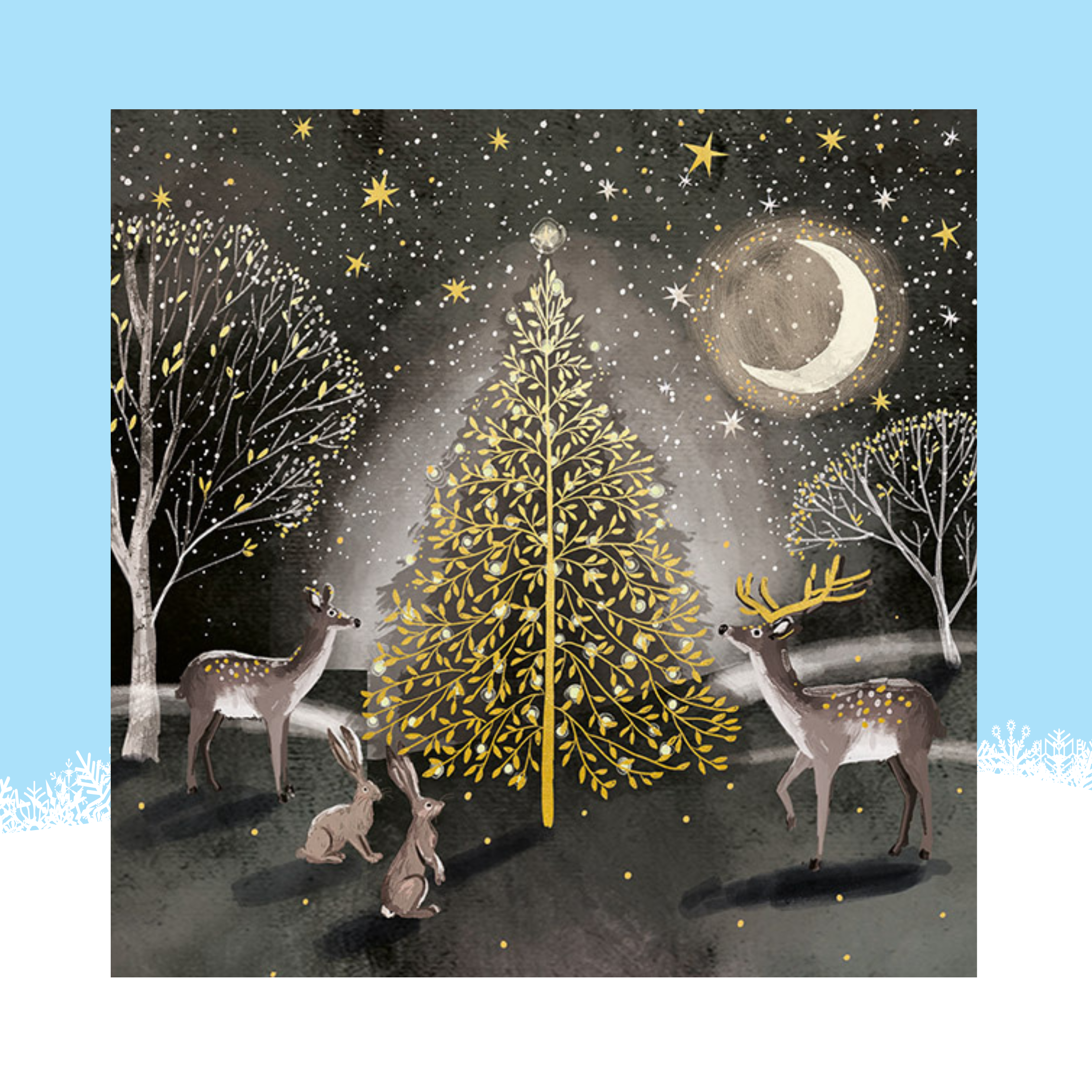 Beautiful Golden Tree cards