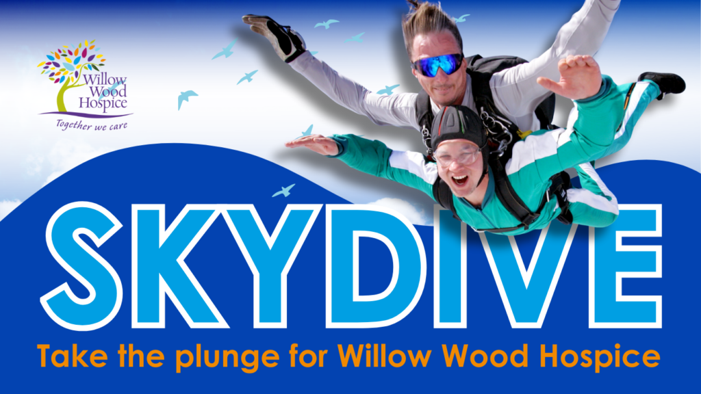 Skydive website page image